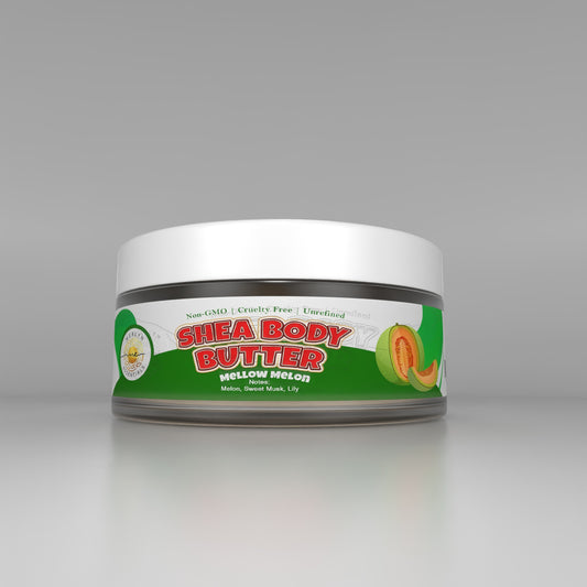 Shea Body Butter with Rosehip Oil - Mellow Melon Scent